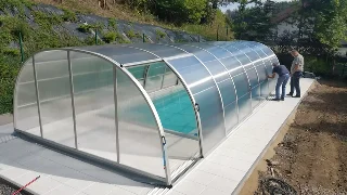 Podchozí obloukové zastřešení WAVE