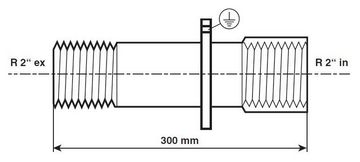 Průchod stěnou bazénu NEREZ R 2
