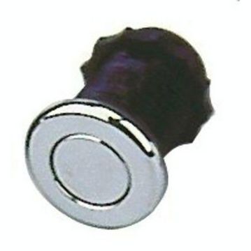 Pneu.tlačítko chrom-nevystouplé