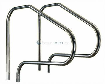 Žebříkové madlo s pouzdrem, AISI 316, 73013