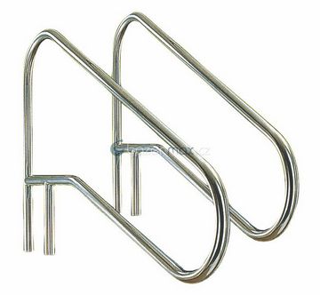 Žebříkové madlo s pouzdrem, AISI 316, 73014