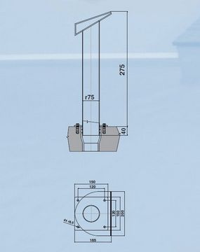 Chrlič půlměsíc nízký