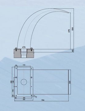 Chrlič delfín - lesk