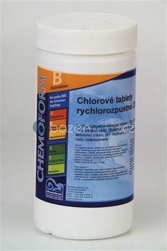 Chl&oacute;rov&eacute; tablety Mini 1kg,rychlorozpustn&eacute;