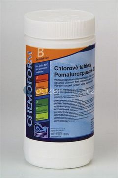Chl&oacute;rov&eacute; tablety Mini 1kg,pomalurozpustn&eacute;