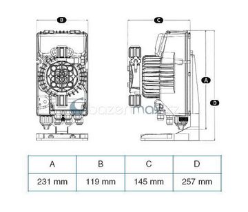 Dávkovací pumpa Tekna analog