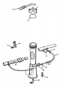 Dávkovač hadičkový průhledný Rainbow 300-C 2,2kg