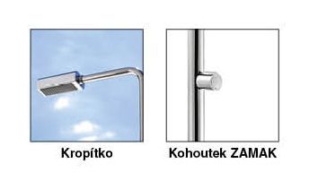 Sprcha ANGEL s 1 krop&iacute;tkem a 1 kohoutkem