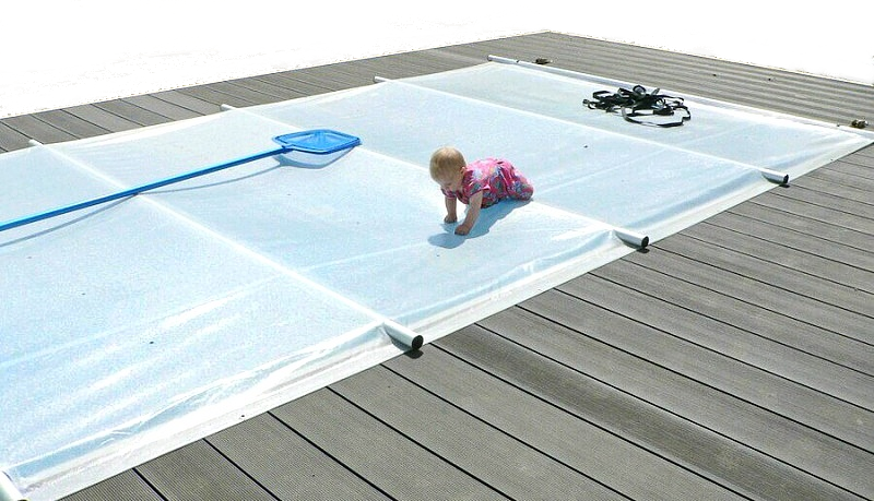 Celoroční bezpečnostní bazénová plachta